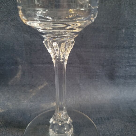Set Of 6 Heisey Vintage Etched Crystal Stemmed Glasses Danish Princess? - Picture 11 of 11